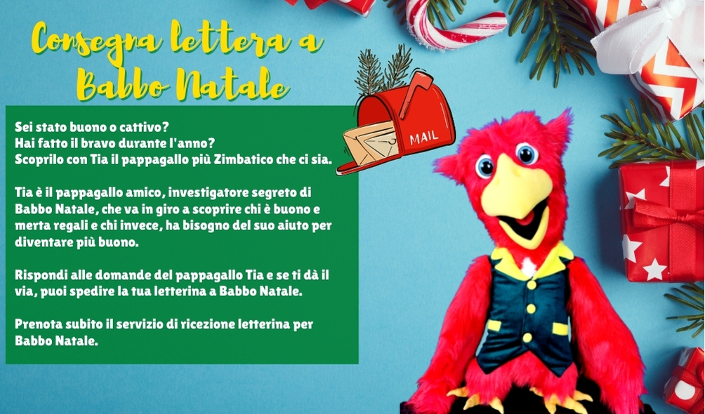 Tia il pappagallo postino di Babbo Natale