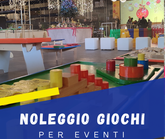 Noleggio giochi per eventi
