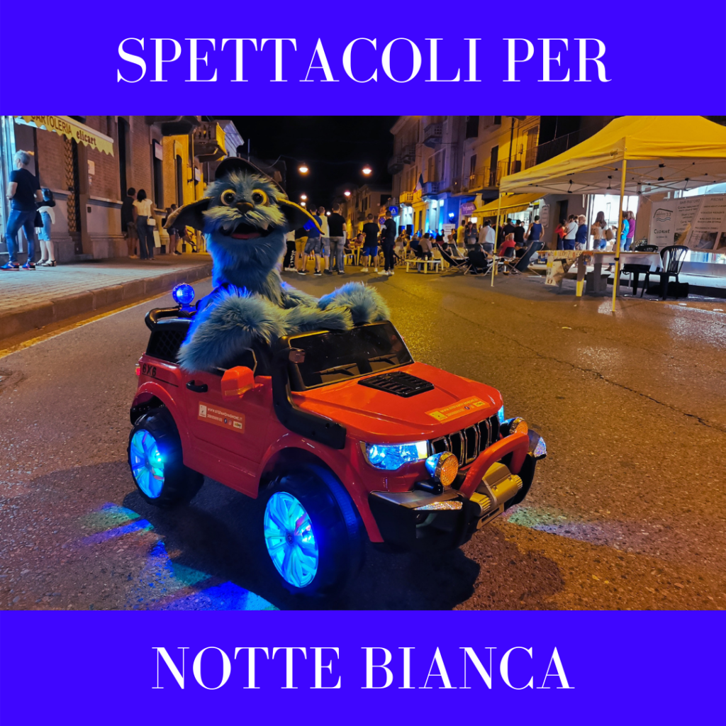 Artista di strada per Notti Bianche